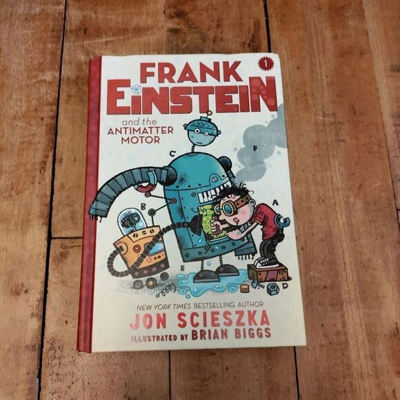 Frank Einstein and the Antimatter Motor chapter book by John Scieszka Brian Bigg - Picture 1 of 6